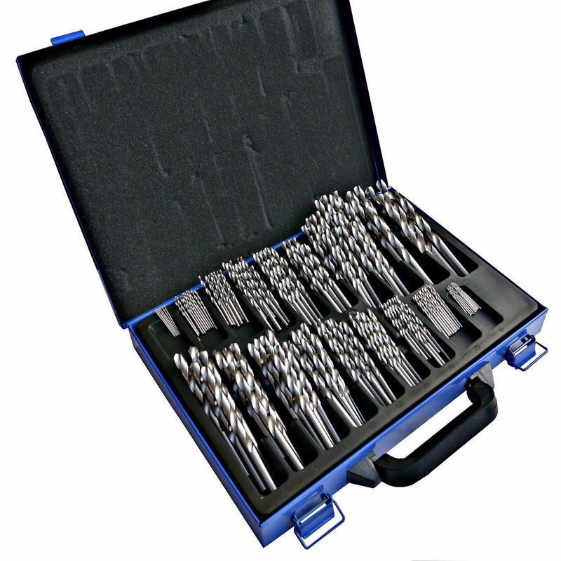 170pc HSS Engineering Drill Set Precision Steel 1 - 10mm Steel Case Simply - Dynamic Drive