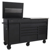 Sealey Mobile Tool Cabinet 1600mm with Power Tool Charging Drawer AP6310BE Sealey - Dynamic Drive