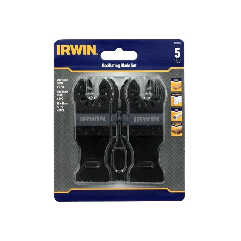 Irwin® IW1017111 Oscillating Blade Set, 5 Piece IRWIN® - Dynamic Drive