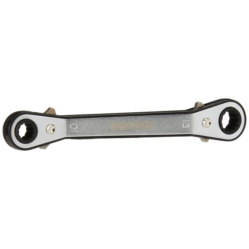 Teng Tools Ratcheting Offset Ring Spanner Metric 10 x 13mm Teng Tools - Dynamic Drive