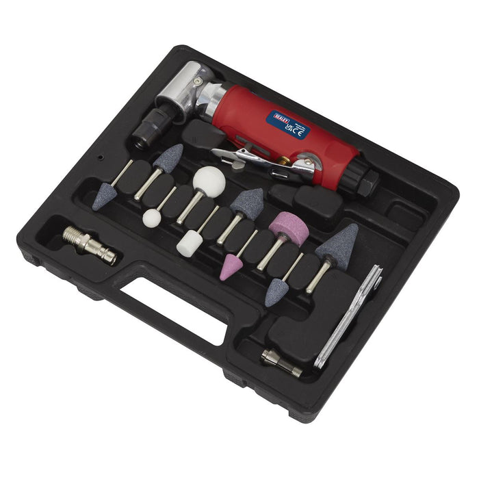 Sealey Air Die Grinder 90 Angle Kit 15pc GSA675 Sealey - Dynamic Drive