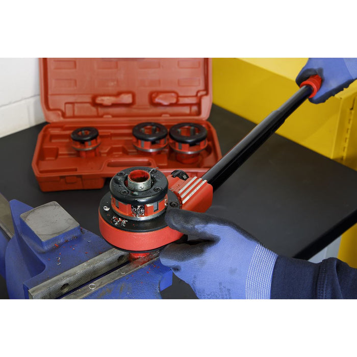 Sealey Pipe Threading Kit 1/2" 1-1/4"BSPT PTK991 Sealey - Dynamic Drive