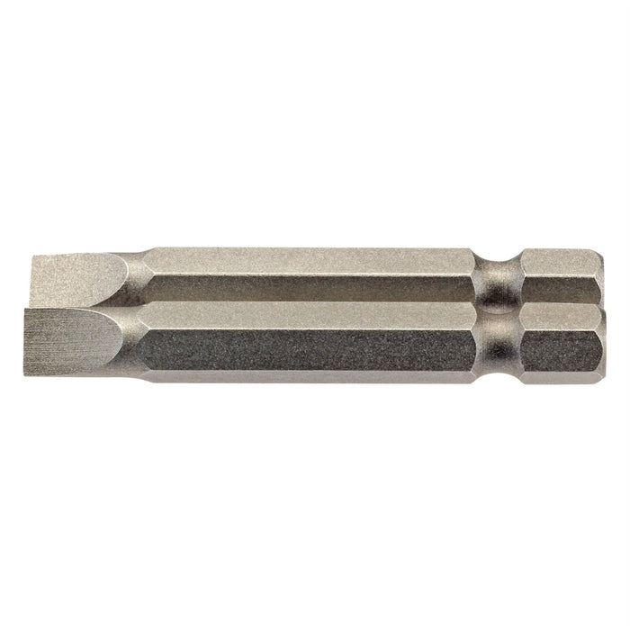 Draper Plain Slot Insert Bit, 6mm, 1/4" Hex, 50mm Long (Pack of 2) 64096 Draper - Dynamic Drive