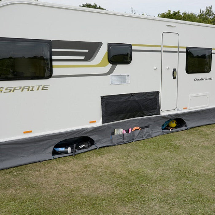 Dometic Pro Organiser Caravan Draught Skirt With Storage Pockets 6M & Motorhome Dometic - Dynamic Drive