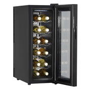 Baridi 12 Bottle Wine Fridge & Cooler - Black DH73 Baridi - Dynamic Drive