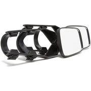 2x Caravan Towing Mirrors Car Van Wing Mirrors Extension Mirror Pair Flat Glass Ring Automotove  - Dynamic Drive