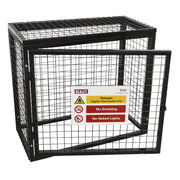Sealey Safety Cage 2 x 47kg Gas Cylinders GCSC247 Sealey - Dynamic Drive