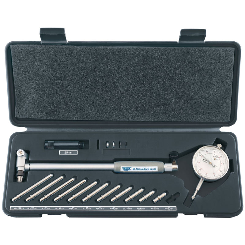Draper Bore Gauge Set, 50 - 160mm 02753 Draper - Dynamic Drive