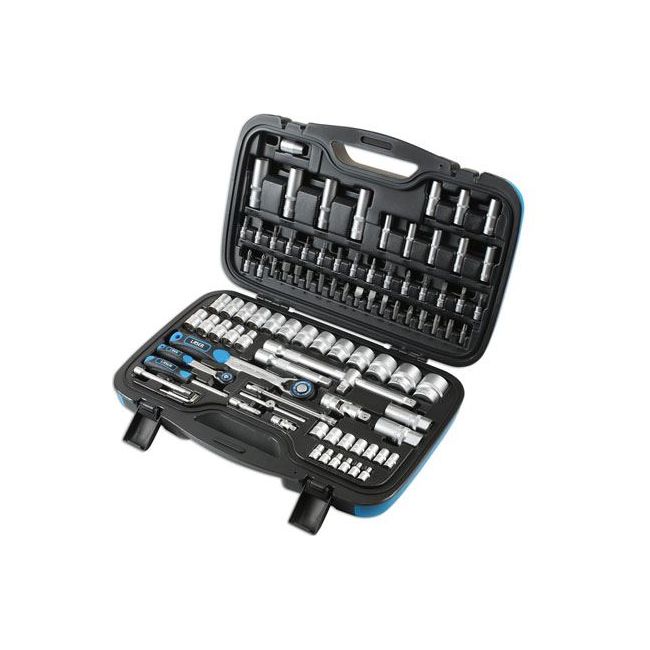 Laser Socket Set 1/4"D, 1/2"D 95pc 6921 Laser - Dynamic Drive