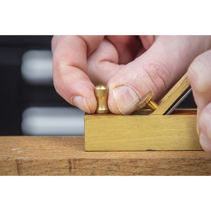 Sealey Mini Brass Plane Set 3pc MBP03 Sealey - Dynamic Drive