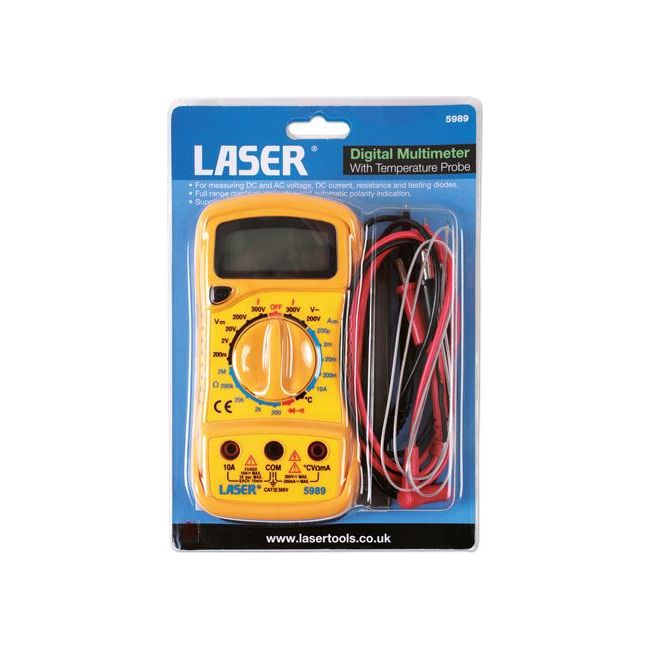 Laser Multi Meter/Temp Tester - Digital 5989 Laser - Dynamic Drive