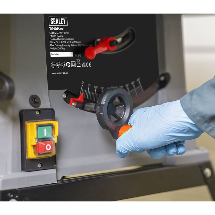 Sealey Table Saw254mm 230V TS10P Sealey - Dynamic Drive