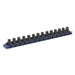 Sealey Socket Retaining Rail with 14 Clips Aluminium 1/4"Sq Drive SR1414 Sealey - Dynamic Drive