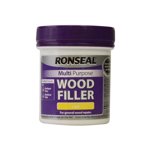 Ronseal Multipurpose Wood Filler Tub Light 250g Ronseal - Dynamic Drive