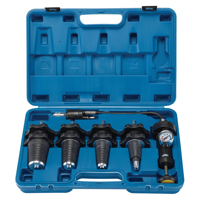 Draper Expert Universal Cooling System Pressure Test Kit (5 Piece) 53591 Draper - Dynamic Drive
