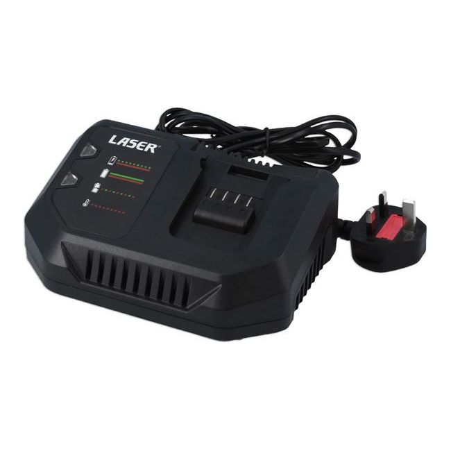 Laser Battery Charger 230V Mains 4 amp with UK Plug 8008 Laser - Dynamic Drive
