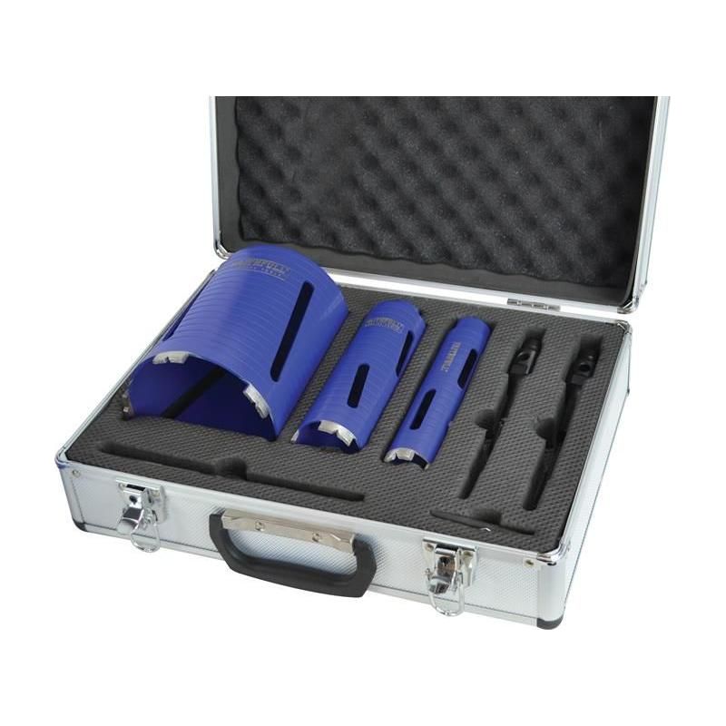 Faithfull Diamond Core Drill Kit & Case Set of 7 Faithfull - Dynamic Drive