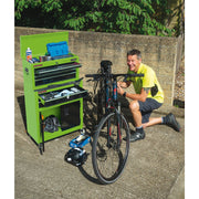 Draper Combined Roller Cabinet and Tool Chest, 6 Drawer, 24", Green 19566 Draper - Dynamic Drive