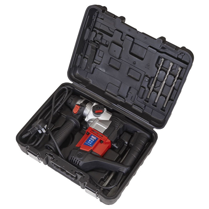 Sealey 26mm SDS Plus Rotary Hammer Drill 900W/230V SDSPLUS26 Sealey - Dynamic Drive