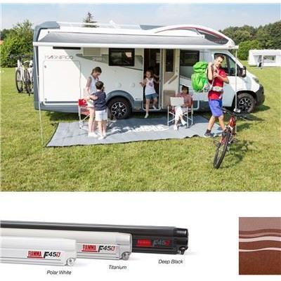 Fiamma F45 S Winch Awning Wind Out 260 Polar White Case Sahara Fabric Fiamma - Dynamic Drive