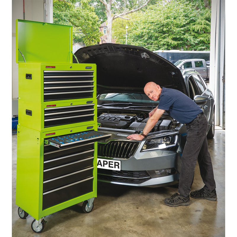 Draper Tool Chest, 5 Drawer, 26", Green 35739 Draper - Dynamic Drive