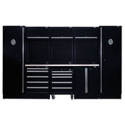 Draper BUNKER Modular Storage Combo with Stainless Steel Worktop (16 Piece) Draper - Dynamic Drive