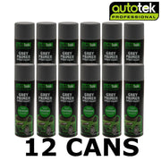 12x Autotek Professional Grey Primer 500Ml Spray Paint High Coverage Autotek  - Dynamic Drive