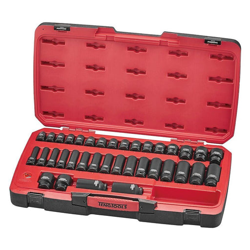 Teng Tools MECCA PRO 1/2" Impact Socket Set DIN 40 Pieces Teng Tools - Dynamic Drive