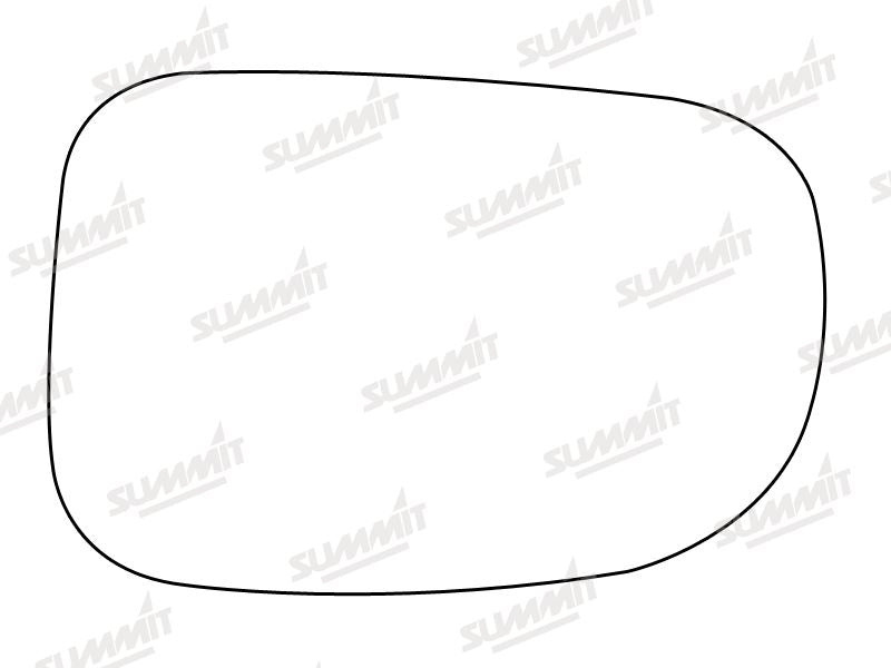 Summit Stick-On Standard Mirror Glass fits Suzuki Swift LHS Summit - Dynamic Drive