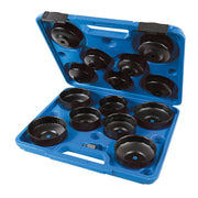 Silverline Oil Filter Wrench Set 15pce 65 - 93mm Silverline - Dynamic Drive