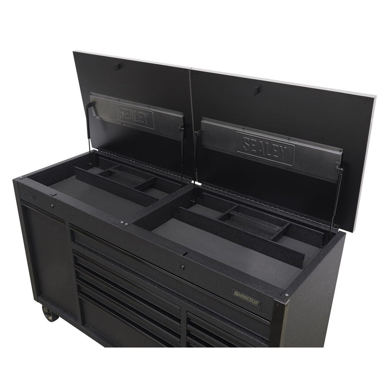 Sealey Mobile Tool Cabinet 1600mm with Power Tool Charging Drawer AP6310BE Sealey - Dynamic Drive