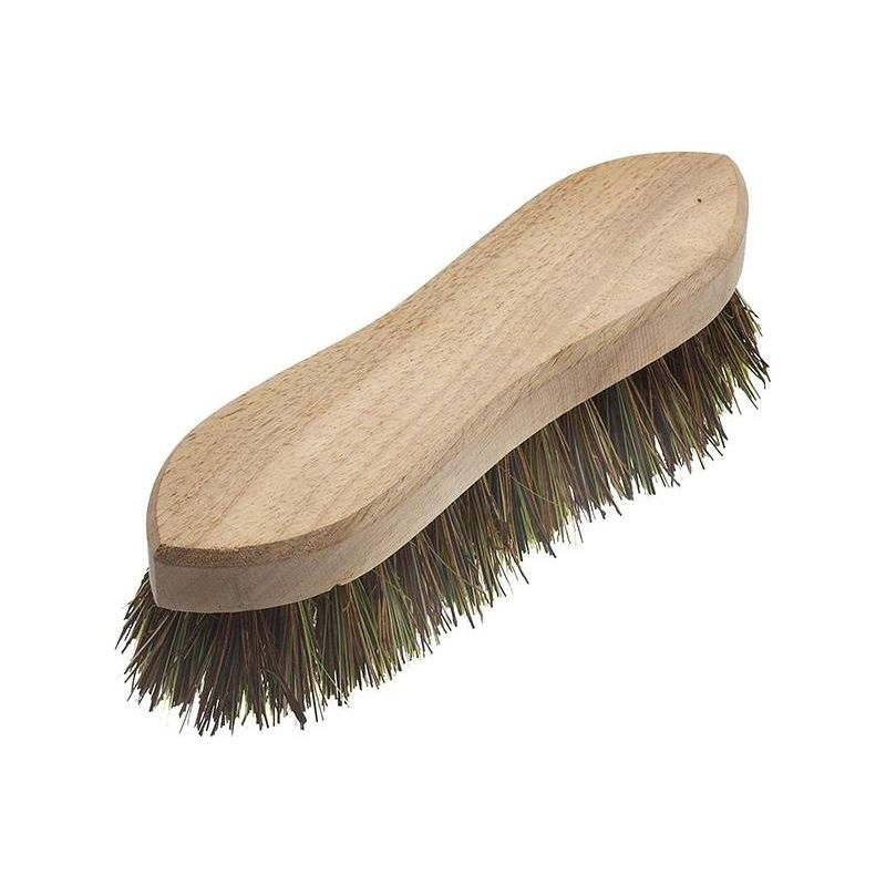 Faithfull Hand Scrubbing Brush 200mm (8in) Unvarnished Faithfull - Dynamic Drive