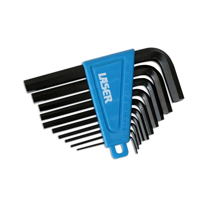 Laser Metric Hex Key Set 10pc 0952 Laser - Dynamic Drive