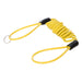 Silverline Motorcycle Motorbike Disc Lock Spring Reminder Quad Cable Hi-Vis Cord Silverline  - Dynamic Drive