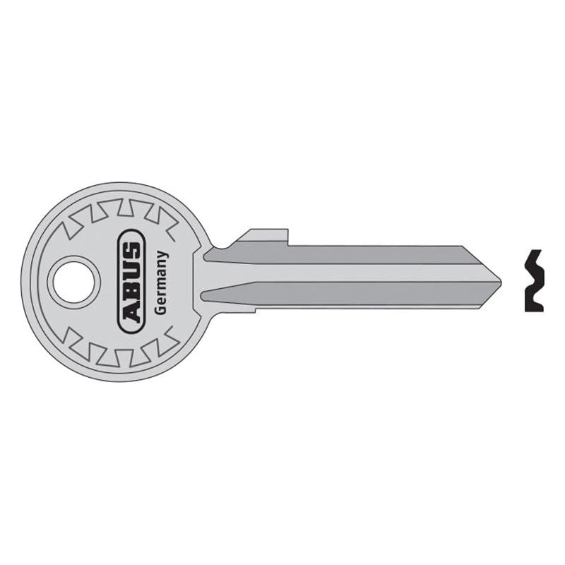 Abus Mechanical 24/70-82/63-92/65 Key Blank 00906 ABUS Mechanical - Dynamic Drive