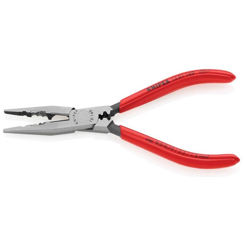 Knipex 13 01 160 Electricians' Pliers PVC Grip 160mm (6.1/4in) Knipex - Dynamic Drive