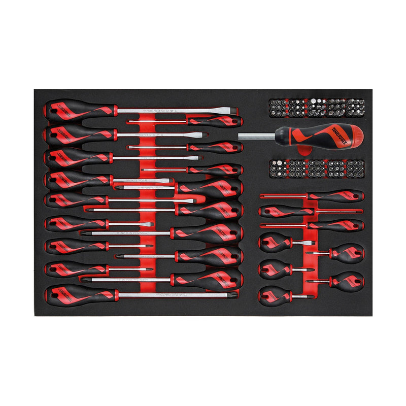 Teng Tools Screwdriver Set Mixed FOAM4X4 122 Pieces Teng Tools - Dynamic Drive