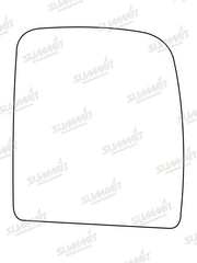 Summit Heated Base Plate With Commercial Mirror Glass fits Fiat Scudo, Cit Jumpy, Peugeot Expert RHS Summit - Dynamic Drive