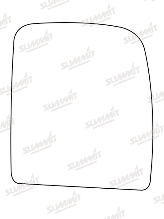 Summit Heated Base Plate With Commercial Mirror Glass fits Fiat Scudo, Cit Jumpy, Peugeot Expert RHS Summit - Dynamic Drive