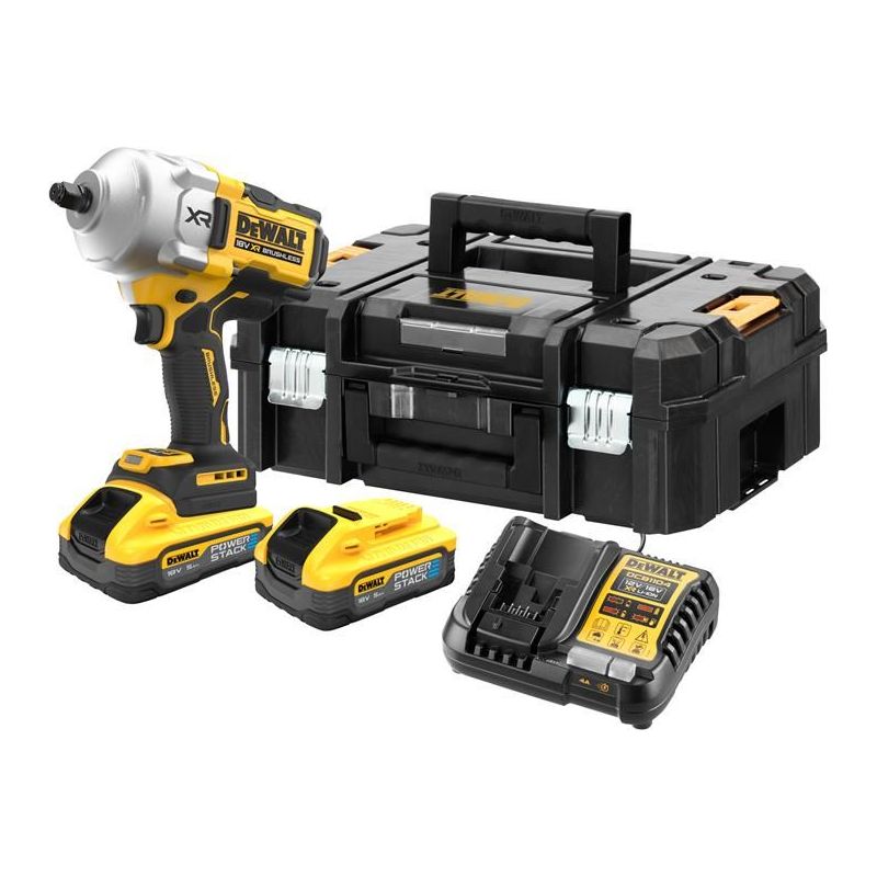 Dewalt Power Tools DCF961H2T High Torque 1/2in Impact Wrench 18V 2 x POWERSTACK™ 5.0Ah Li-ion DeWALT Power Tools - Dynamic Drive
