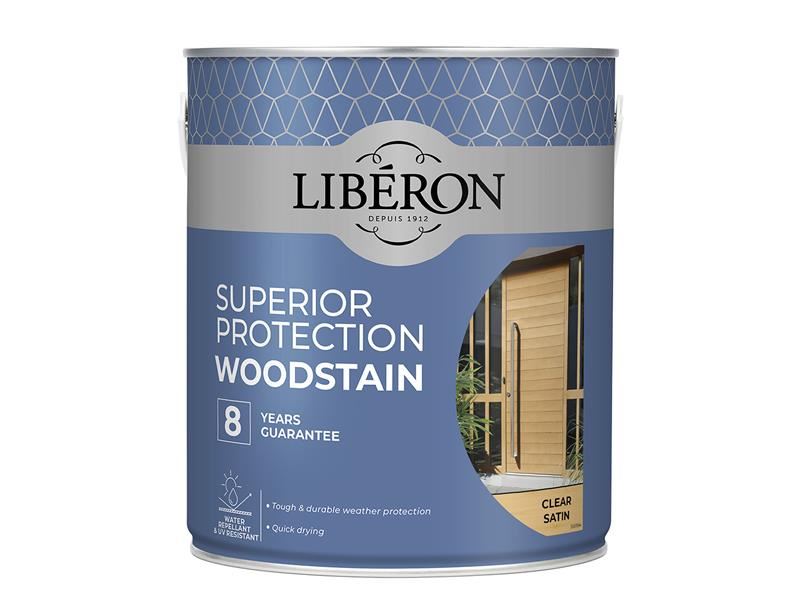 Liberon Superior Protection 8 Year Woodstain Clear Satin 2.5 litre Liberon - Dynamic Drive