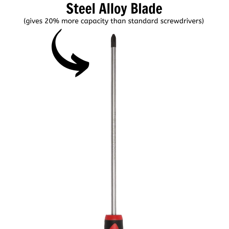 Teng Tools PH Screwdriver PH2 x 200mm L Teng Tools - Dynamic Drive