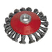 Sealey Conical Wire Brush 100mm M14 x 2mm CWB101 Sealey  - Dynamic Drive