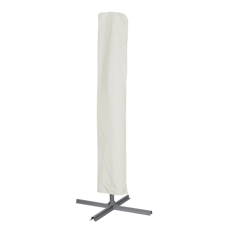 Dellonda Banana Parasol with Cover 3m - Cream DG265 Dellonda - Dynamic Drive