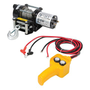 Silverline 12V Electric Winch 900kg (2000lb) Silverline - Dynamic Drive