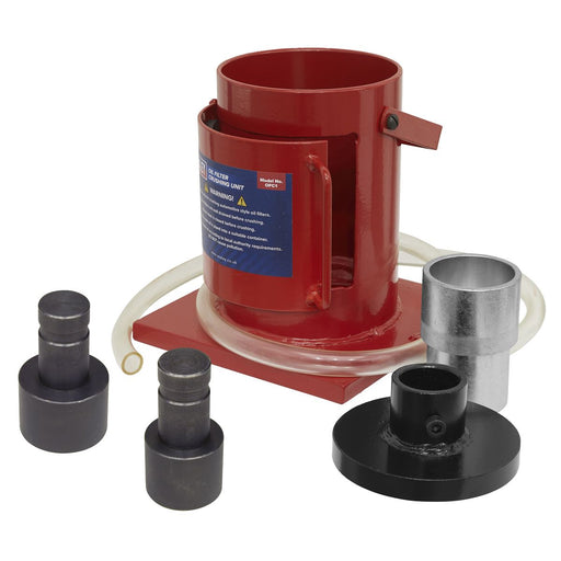 Sealey Oil Filter Crusher & Adaptor Combo OFC1COMBO Sealey - Dynamic Drive