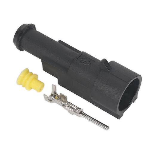 Sealey Superseal Male Connector 1-Way Pack of 5 SSC1M Sealey - Dynamic Drive