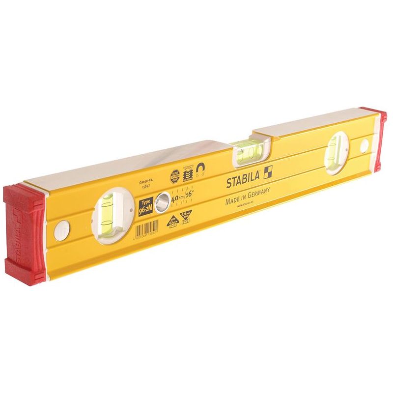 Stabila 96-M-2 Magnetic Spirit Level 3 Vial 40cm Stabila - Dynamic Drive
