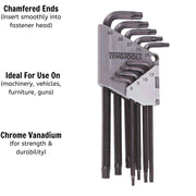 Teng Tools TX Key Set 9 Pieces Teng Tools - Dynamic Drive