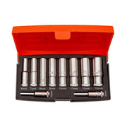 Bahco S0810L 1/4in Drive Deep Socket Set, 10 Piece Bahco - Dynamic Drive